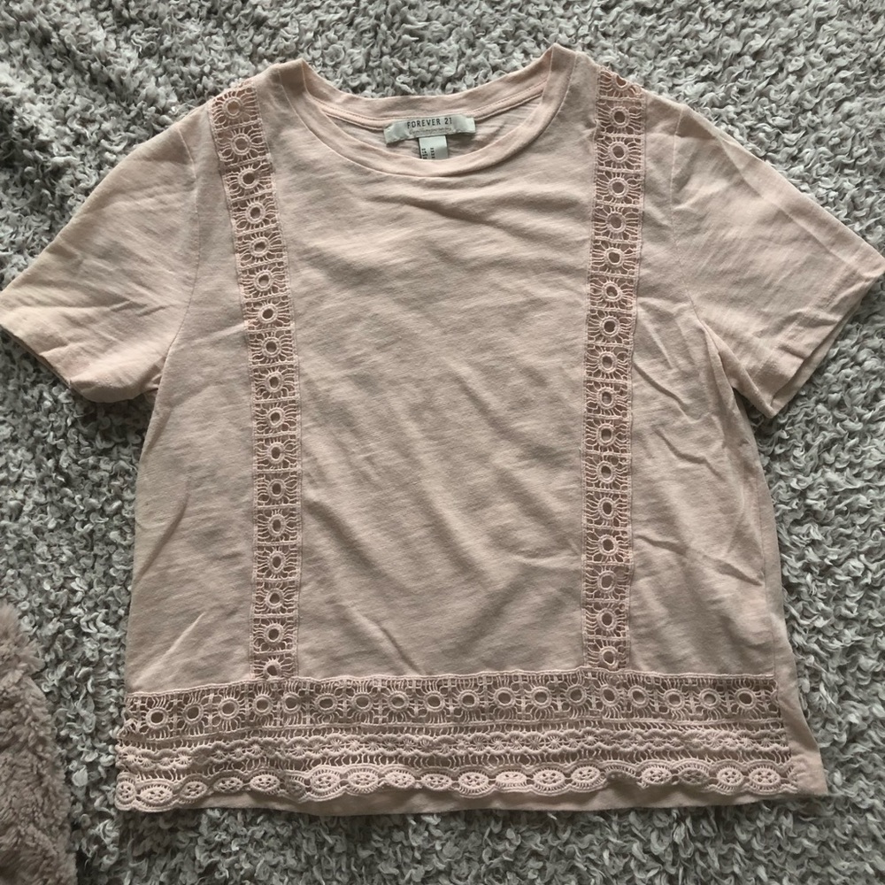 Light/Blush Pink Crop Top